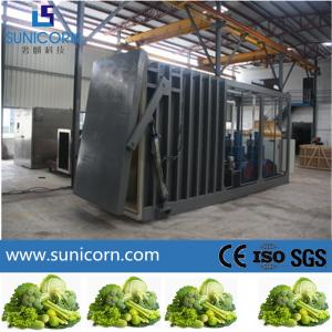 Buy cheap 25Kw R404a Refrigerant Vacuum Cooler Steel Chamber Material For Leafy Vegetable product