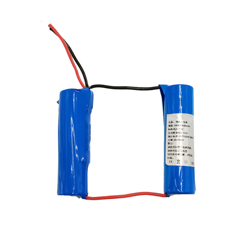Buy cheap Custom 7.4 Volt 2500mAh 18650 Lithium Ion Battery 1C Discharge product