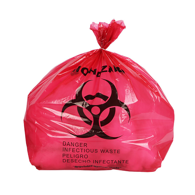 Buy cheap PP HDPE LDPE Biohazard Plastic Bags For Hospital Medical Waste product