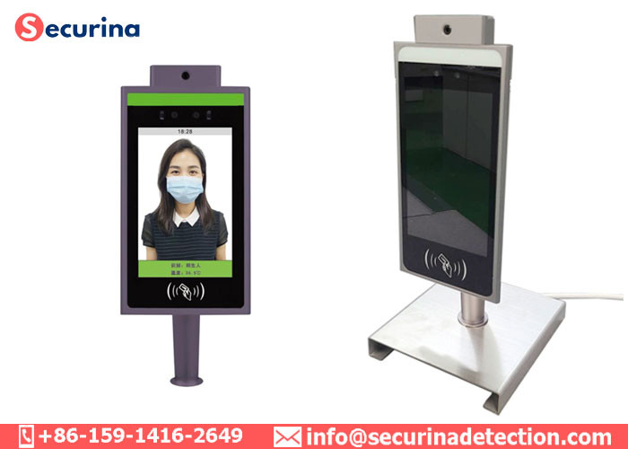 Buy cheap AI Temperature Detection Face Recognition Terminal For Access Control product