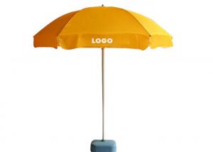 Buy cheap Retractable Rod Windproof Beach Umbrella , Promotional Beach Umbrellas Two Layers product