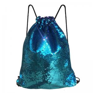 Buy cheap Reversible Mermaid Sequin Drawstring Bag , Draw Strap Backpack Reversible For Girls product