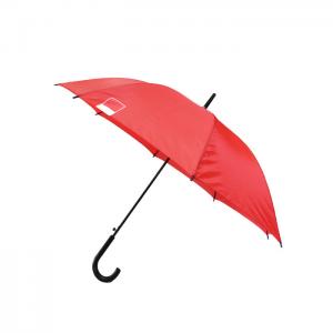 Buy cheap RPET Pongee Custom Logo Umbrella Diameter 105CM With Plastic J Handle product