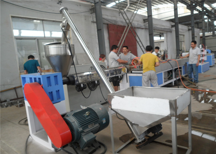 Buy cheap Double Screw 37kw WPC Plastic Profile Extrusion Line 180kg/H Integral Type product
