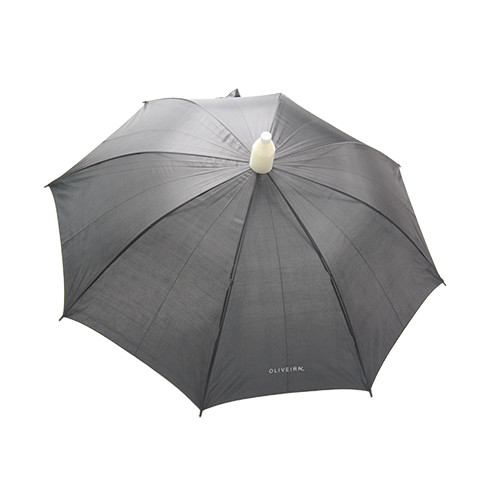 Buy cheap 8mm Metal Shaft Pongee Stick Umbrella With Plastic Cover product