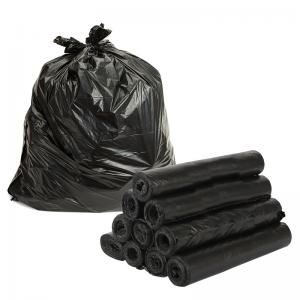 Buy cheap Compactor 55Gallon Recyclable Trash Bags Super Big Black Plastic Bags product