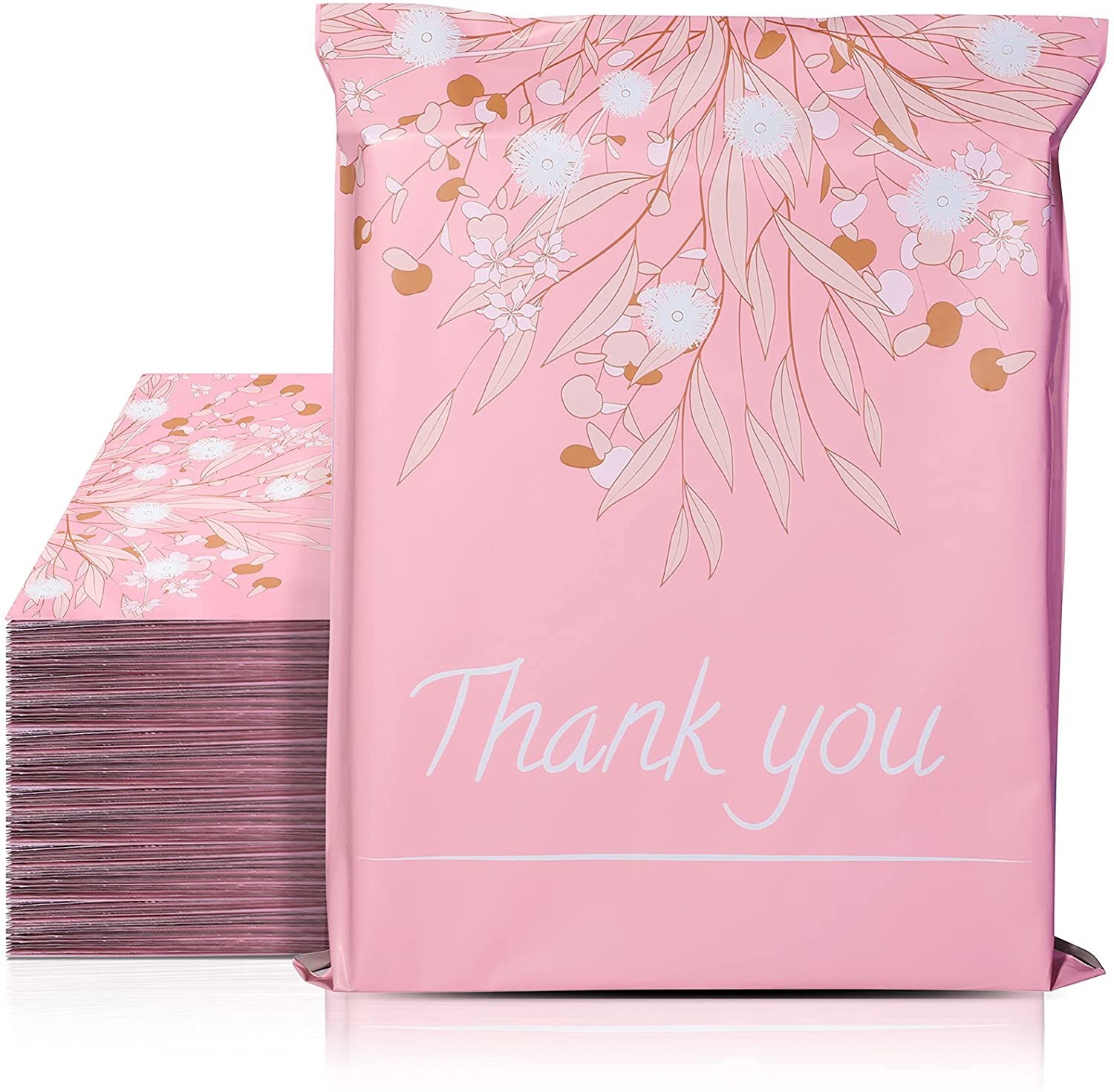 Buy cheap Self Sealed 10x13 Courier Plastic Bag Boutique Pink Dandelion design product