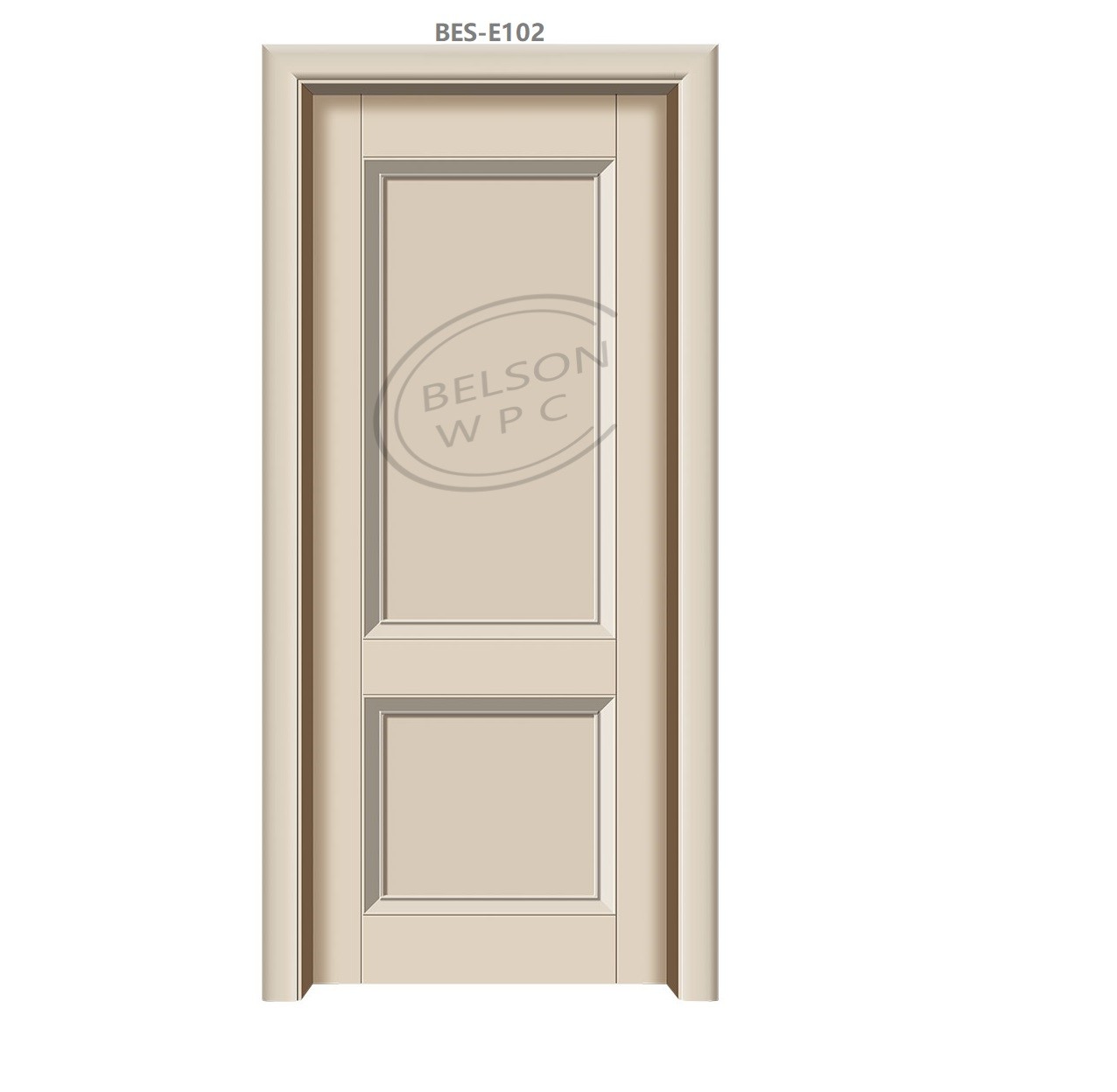Buy cheap BES E102 Pure (wood pvc composite) wpc hollow door full wpc interior door from wholesalers