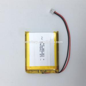 Buy cheap SUN EASE CE and ROHS 3.7 v large lithium polymer battery 785060 2500mAh with PCB and JST PHR 2.0 connector product