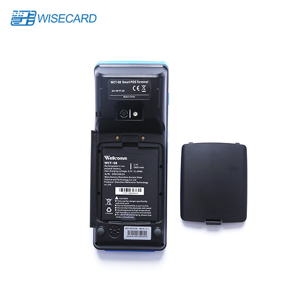 Buy cheap EMV 5800mAh 4G Android PDA System Android 7.0 Support Visa NFC Card product
