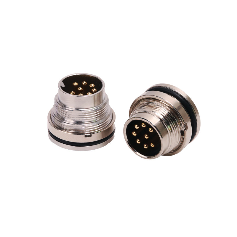Buy cheap Front Rear M16 Circular Connector 2 - 8 Pin Panel Mount Electrical Waterproof Connector product