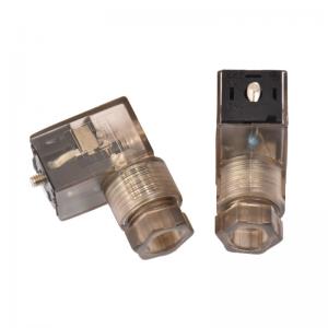 Buy cheap Transparent Solenoid Valve Connector With LED C 2+PE / 3+PE 24V DC Voltage product