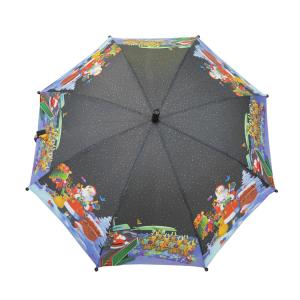 Buy cheap Christmas Pattern J Shape Handle 19"*8K Kids Compact Umbrella product