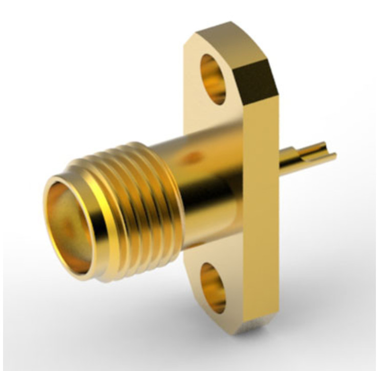 Buy cheap SMA Straight Jack(Female) Connector, 2-Hole Flange, 50 Ohm,DC~6GHz product