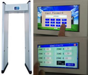 Buy cheap 7" LCD Touch Screen Walk Through Metal Detector with Remote Control product