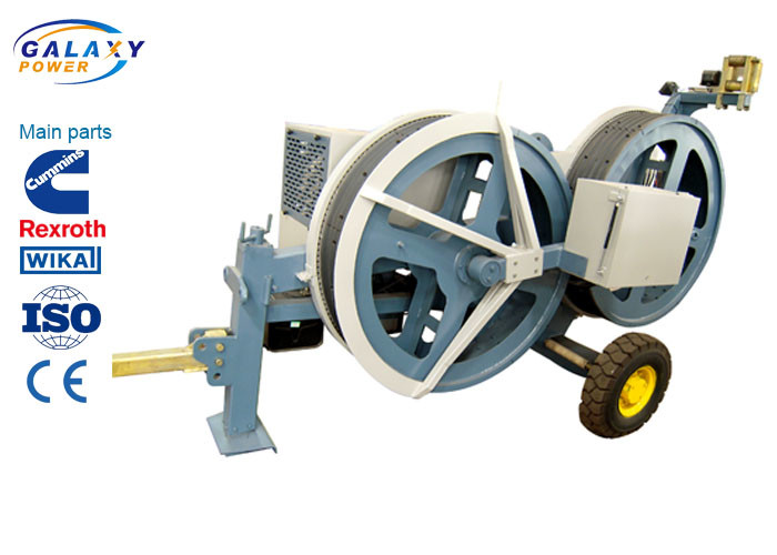 Buy cheap 5T Transmission Line Equipment Hydraulic Tensioner Machine With 1300/1500mm Bull Wheel product