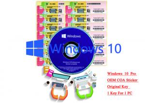 Buy cheap 32/64 bit Windows 10 Product Key Sticker Win 10 Pro COA X20 Online Activate product