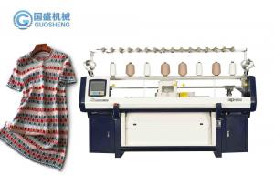Buy cheap 10G Flat Bed Knitting Machine Women Dress Double System With Comb GUOSHENG product