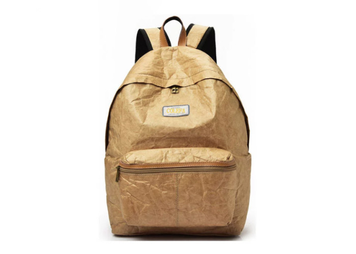 Customizable size internal frame waterproof foldable backpack for hiking reusable tyvek paper backpack