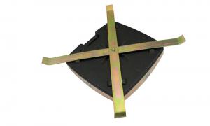 Buy cheap Exhibition Durable Black Flag Water Base , Plastic Outdoor Flag Pole Base product
