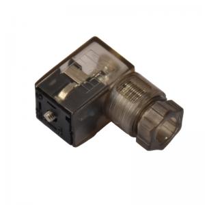 Buy cheap Transparent Solenoid Valve Connector With LED C 2+PE / 3+PE 24V DC Voltage product