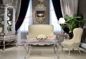 Buy cheap Nice Design for Neoclassical Leisure Sofa set by Wooden Carving Frame and Fabric product