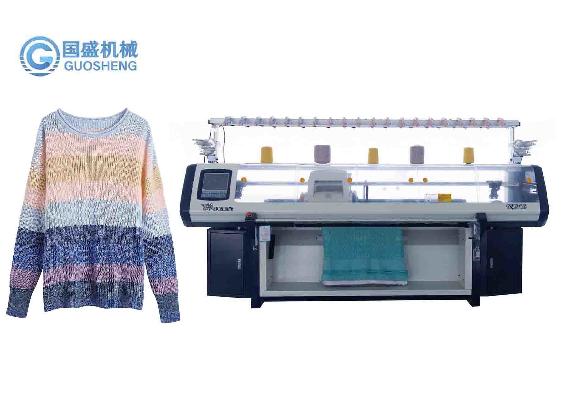 Buy cheap Guosheng Triple System Automatic Sweater Flat Knitting Machine 72inch from wholesalers