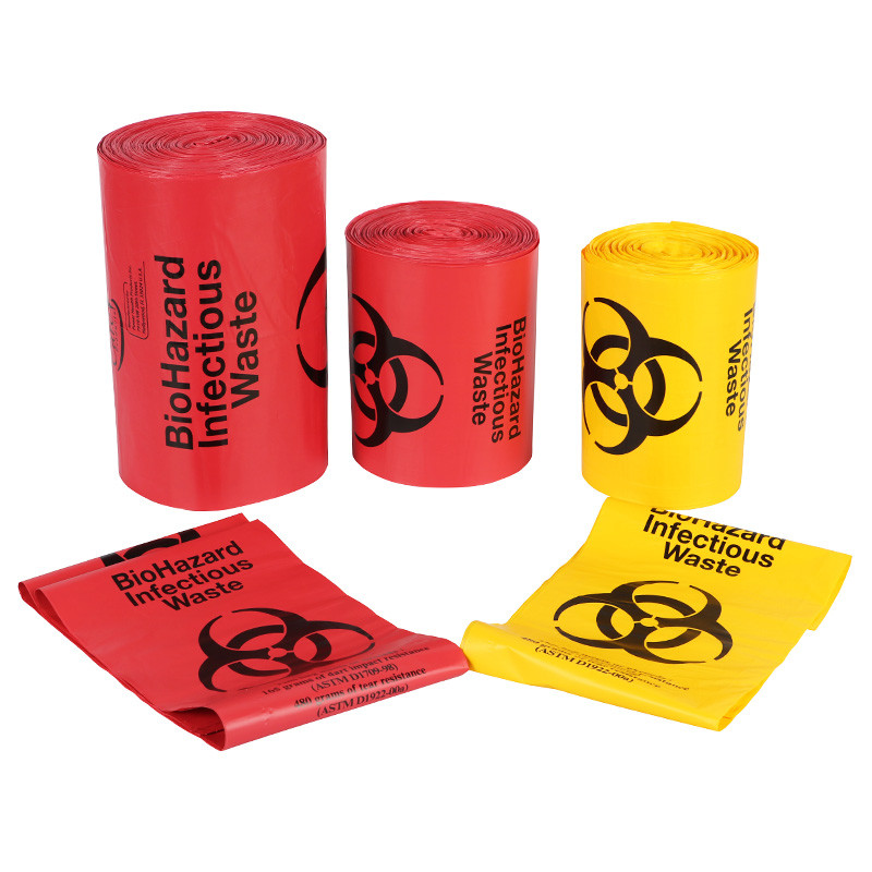 Buy cheap Strong Resistant Biohazard Medical Infectious Plastic Waste Bag In Roll from wholesalers