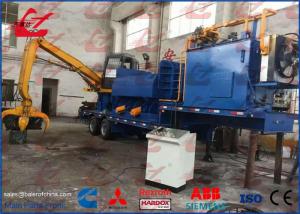 Buy cheap Light Scrap Metal Logger Baler Mobile Bailing Press Machine With Grab and Diesel Engine product