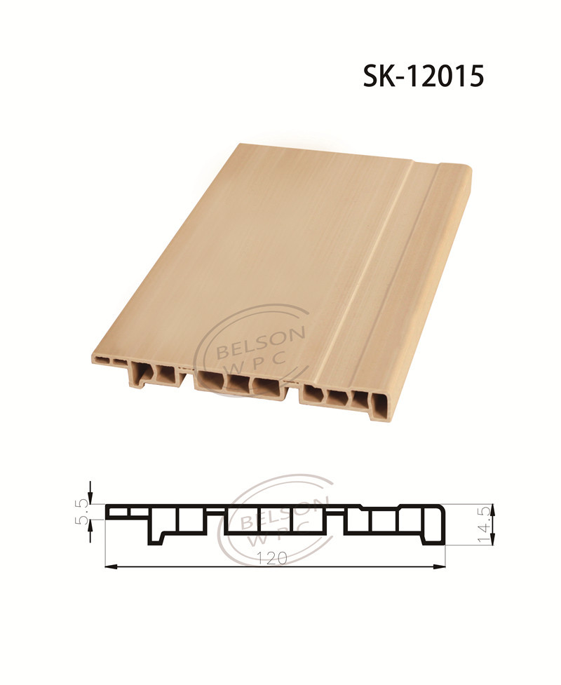Buy cheap Full Wpc Wood Pvc Composite Skirting Corrosion Resistant product