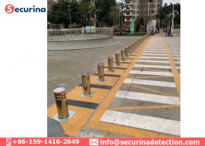 Buy cheap 304 Stainless Steel Hydraulic Automatic Parking Rising Bollards Car Park Security Bollards product