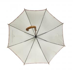 Buy cheap Auto Open Wooden Shaft Promotion Pongee Umbrella product