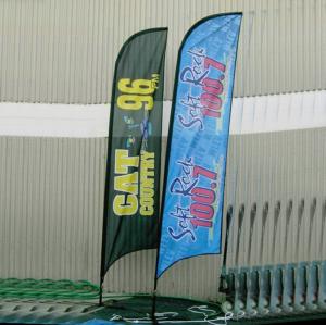 Buy cheap Advertising Feather Flags , outdoor Flying banners for Tradeshow product