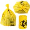 Buy cheap HDPE Material Plastic Printed Yellow Biohazard Healthcare Liners from wholesalers