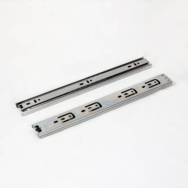 Iron Tri Fold Furniture Drawer Slides 600mm For Kitchen Cabinet