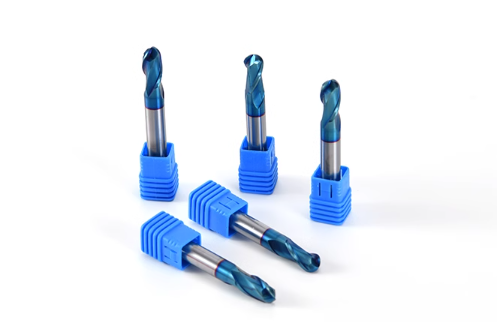 High Precision Ball Nose End Mills Milling Tools For Machining Unalloyed Steels