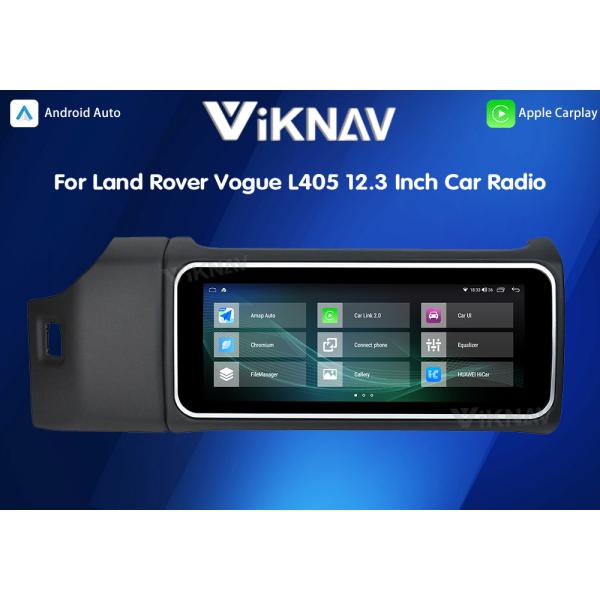 Viknav 12.3 Inch Touch Screen Car Radio For Land Rover Range Rover Vogue L405 2013-2017 Multimedia Player GPS Navigation Head Unit (Black)