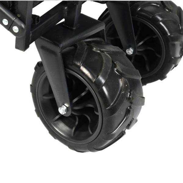 4 Wheels Folding Collapsible Wagon Utility Folding Outdoor Trolley Camping