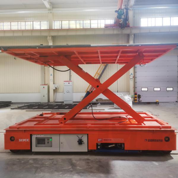 steel materials rail transfer cart