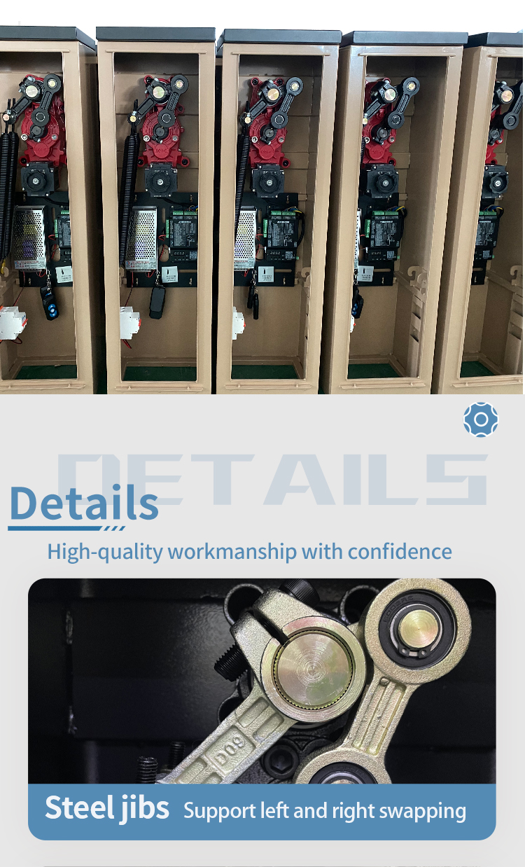 Fence Type Turnstile Barrier Gate Access Control System Aluminium Alloy Material