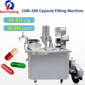 Buy cheap Semi Automatic Capsule Filling Powder Machine With Sowing Protective Device from wholesalers