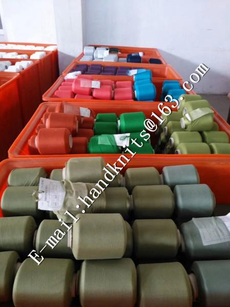 SOFT WINDING YARN ready for dyeing POLYESTER HIGH TENACITY SEWING THREAD embroidery thread NYLON 66 BONDED THREAD
