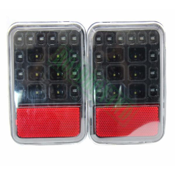 Led Rear Bumper Light Fog Parking Light Reverse Brake Light Rear Bumper Lamp For Jeep Wrangler JK 2007-2016