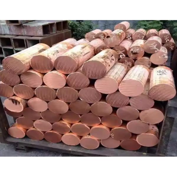 Large Diameter 99.9% Solid Red Copper Rods Strong And Durable Builds Round Rod Copper 8mm Suppliers