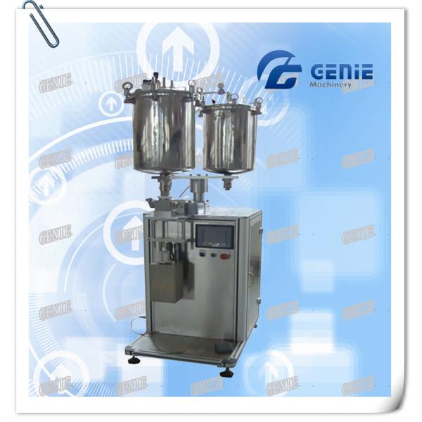 Two Nozzles Economic Type Mascara Filling Machine with Double Tank