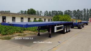 40ft 40t container flatbed trailer for sale | TITAN VEHICLE
