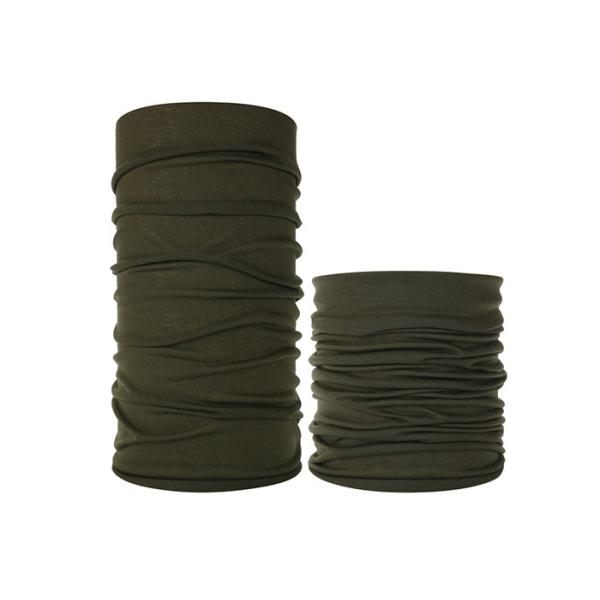 100% Polyester Solid Colors Elastic Seamless Tube Plain Bandanas