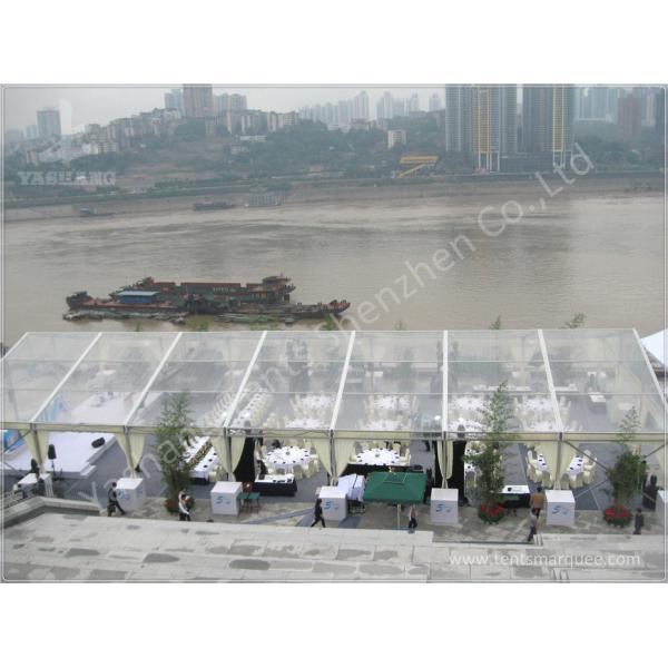 Heat Resistant A Frame Tent Clear Span Marquee Rain Canopy For Loading Platforms