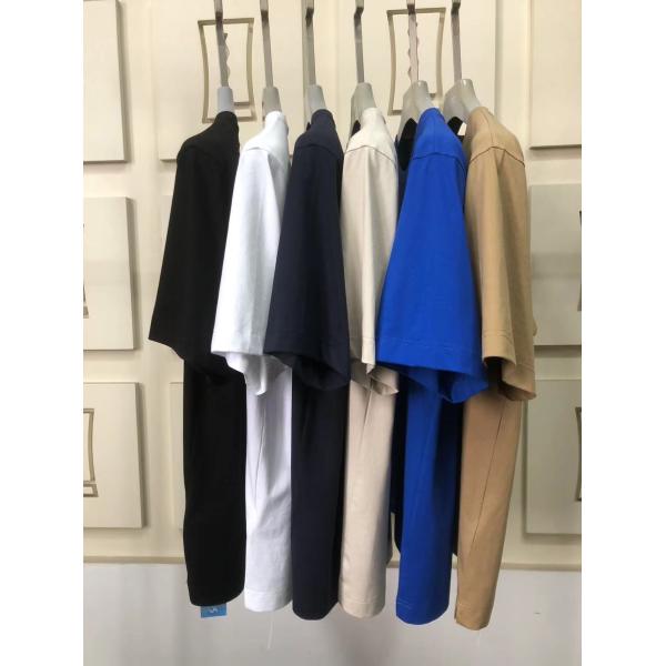 Men's Breathable 100% Cotton Screen Printing Loose Customized LOGO