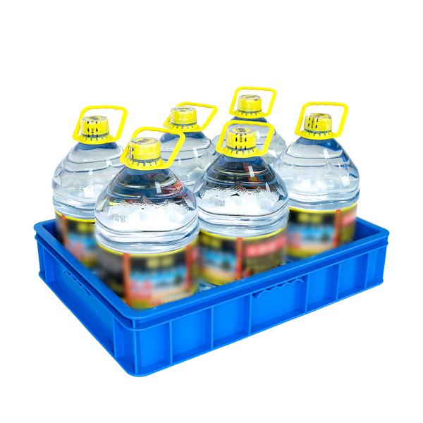 Plastic Container Lid for Easy Moving and Storage in Logistics Foldable Design
